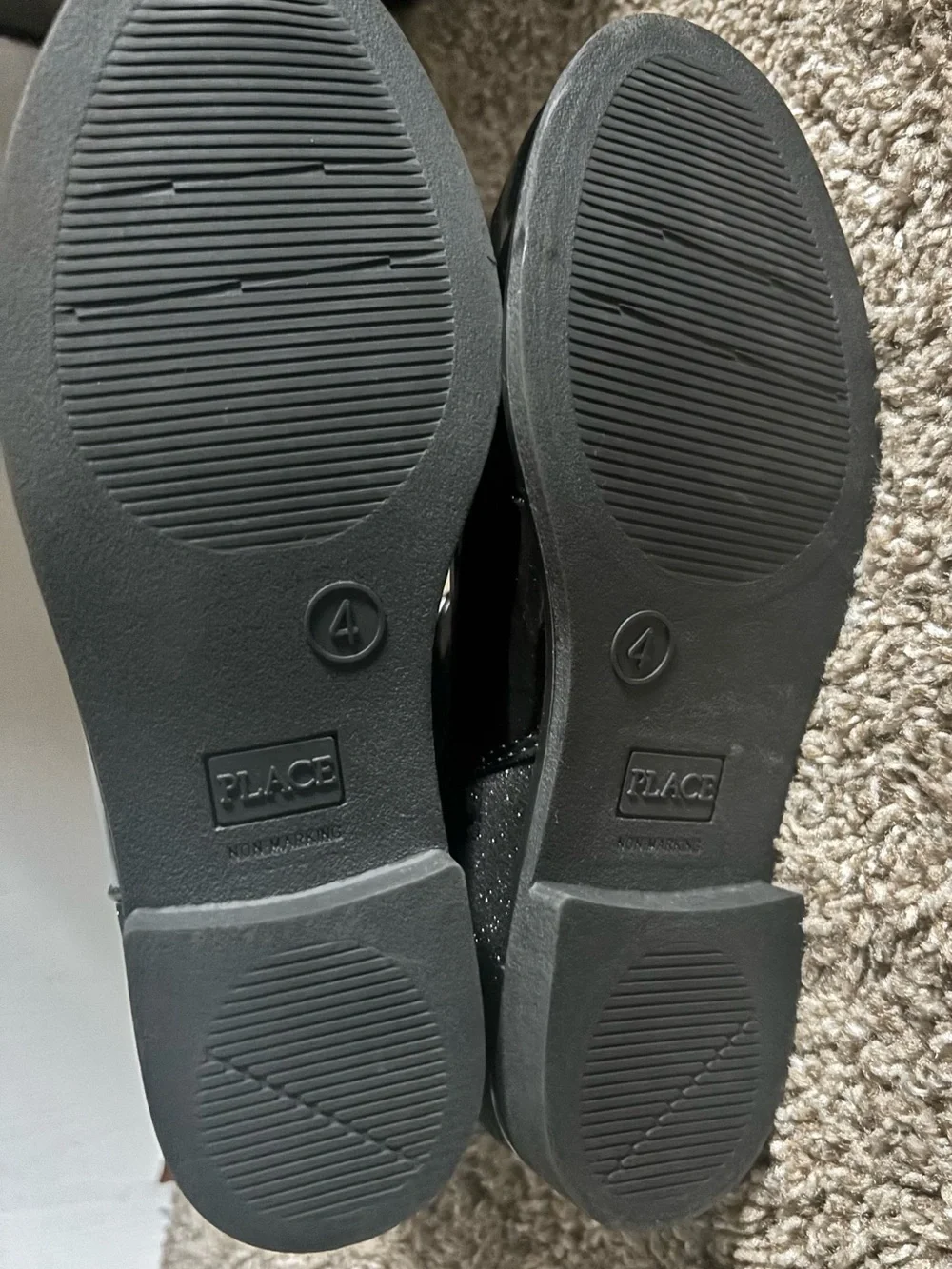 The Children's Place Black Kids' Boots with Glossy Detail